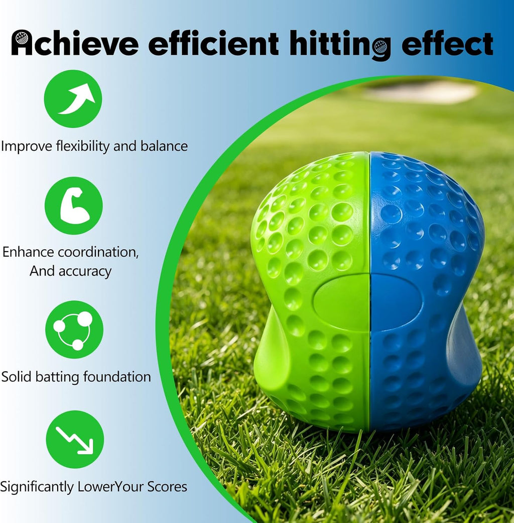 Golf Training Aid Ball, Golf Training Ball Between arms Optimize Impact Accuracy and Swing, Fix Slicing, Scooping &