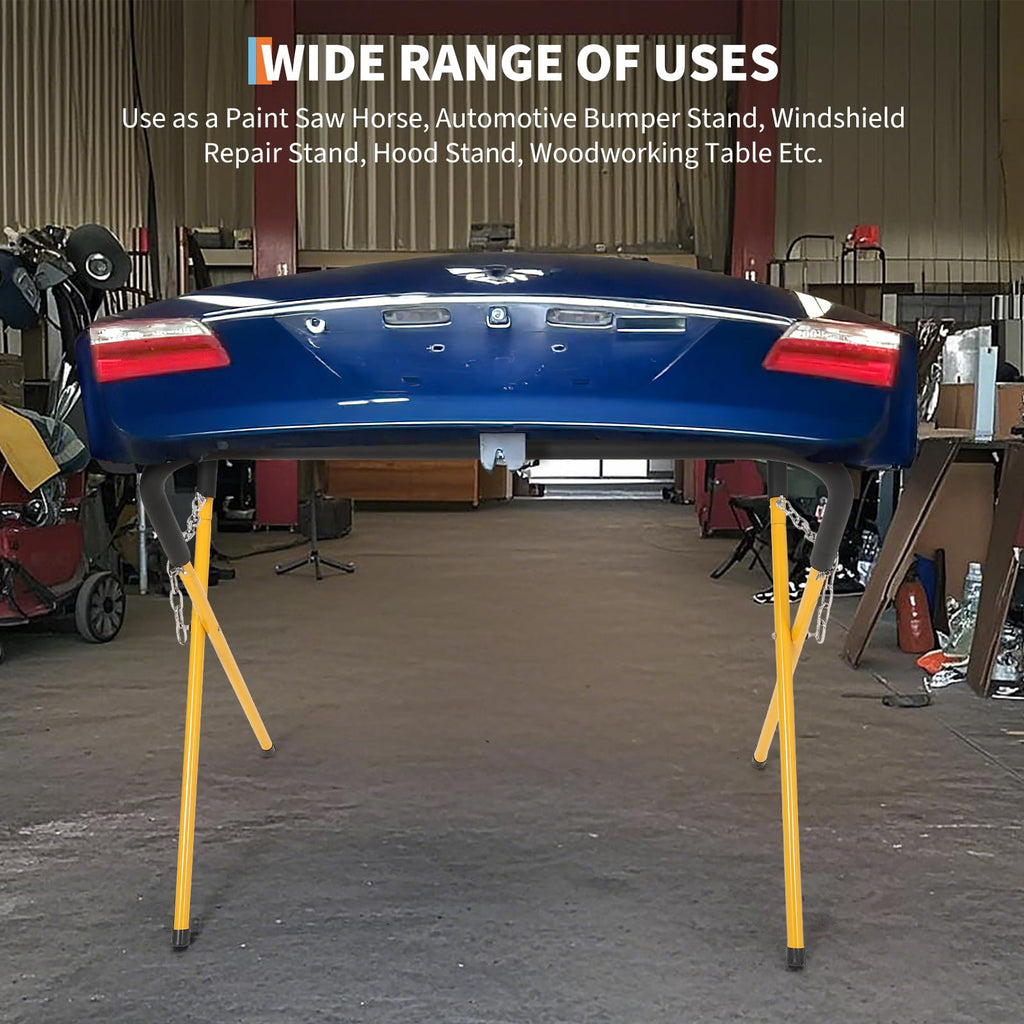 Portable Work Stand 2PACK, 750 LBS Folding Work Bench for Bumpers & Fenders