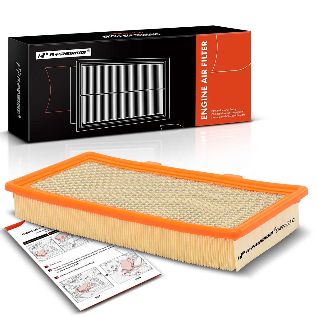A-Premium Engine Air Filter Compatible with Cadillac