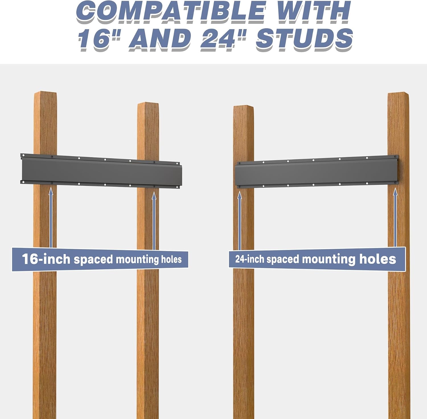 Garage Storage Organization Wall Ski Rack 4 Pairs of Skis | Wall Mount Ski Hanger for Garage, Home, Snowboard Wall