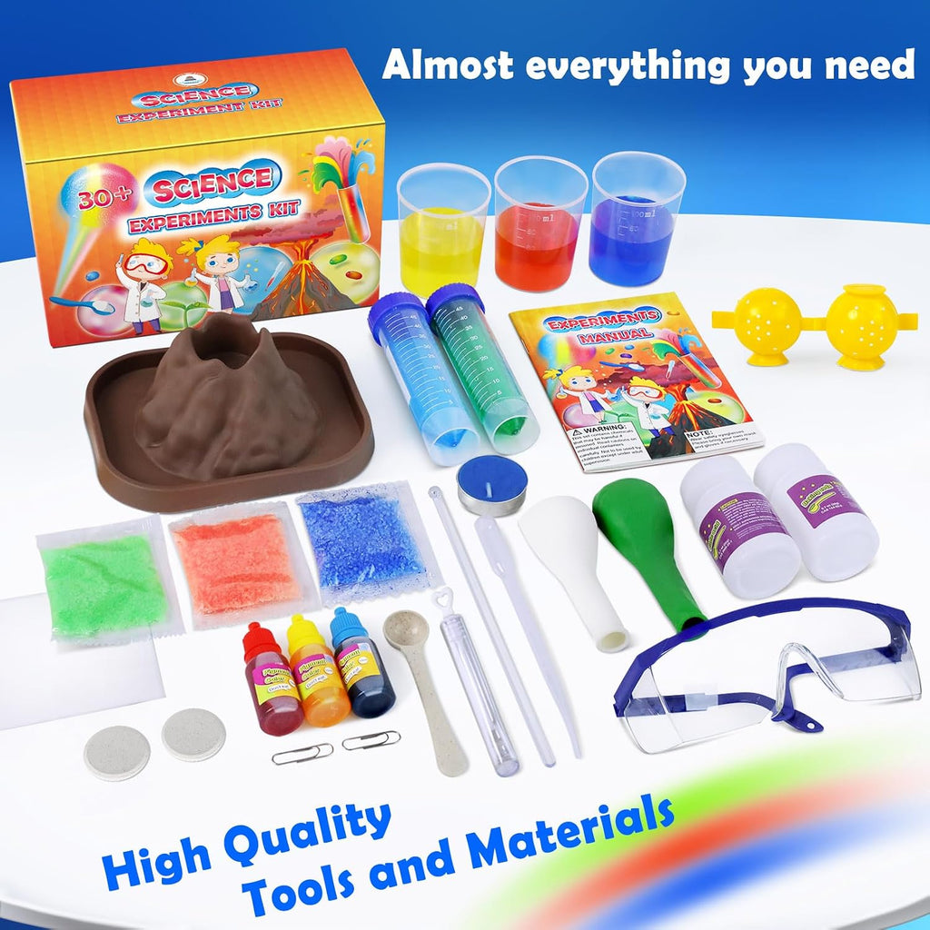 30+ Experiments Science Kits for Kids, S.T.E.M Educational Project Activities Toys Gifts for Boys Girls, Chemistry