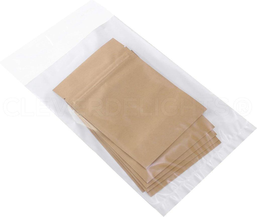 6" x 9" Clear Front Poly Mailers - 100 Pack
