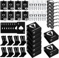 48 Pcs Groomsmen Gifts Box Set Groomsmen Box Stainless Steel Flask Shot Glasses Beer Bottle Poker Card Opener