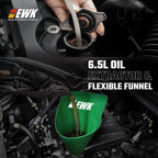 EWK 6.5L Pneumatic/Manual Fluid Extractor Pump & Flexible Reusable Funnel