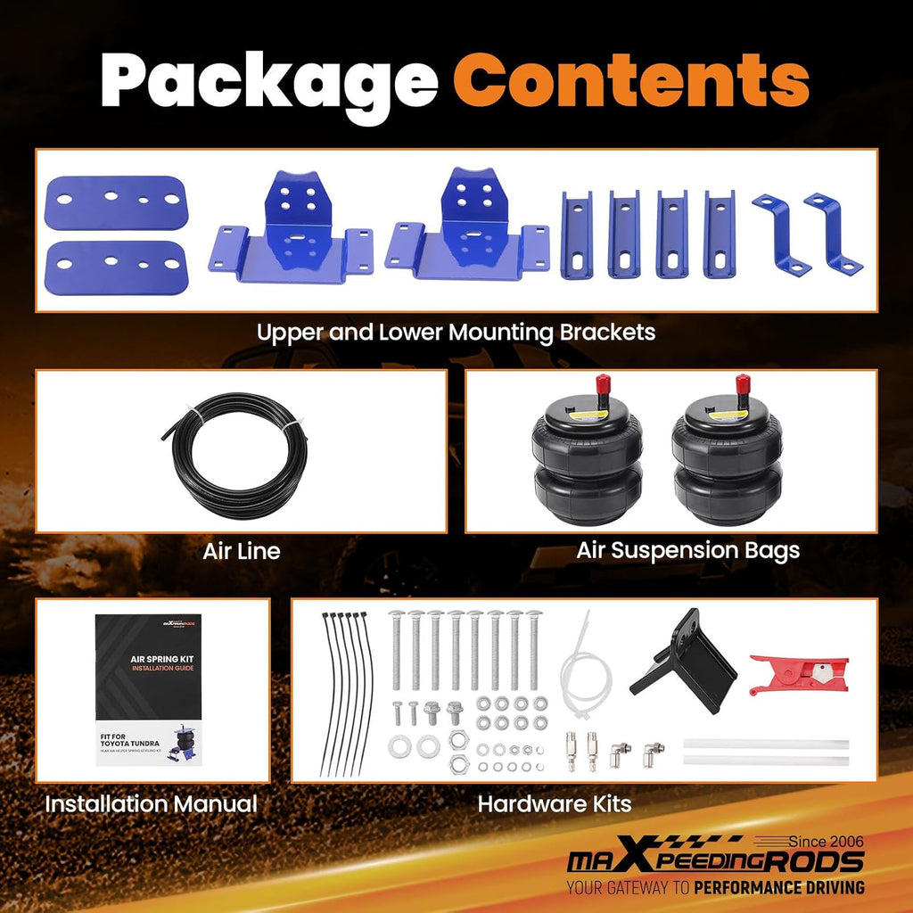 maXpeedingrods 5000 lbs Air Suspension Bags Kit for Toyota Tundra 2007-2021
