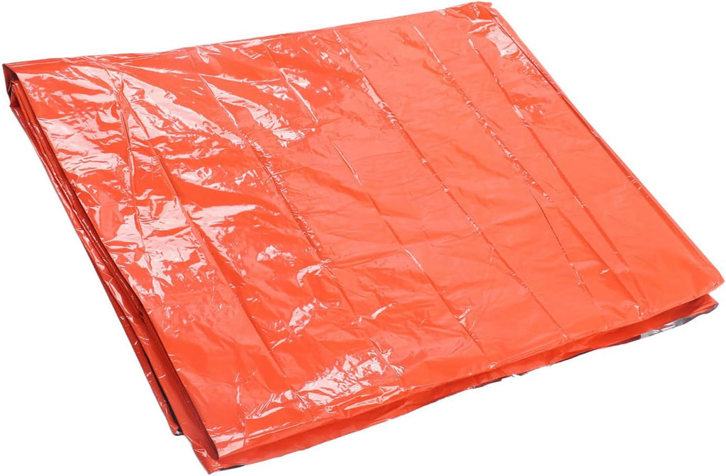 Emergency Survival Shelter Tent, Single Layer Thermal Aluminum Tent with Bracelet for Earthquake Relief, Wind and