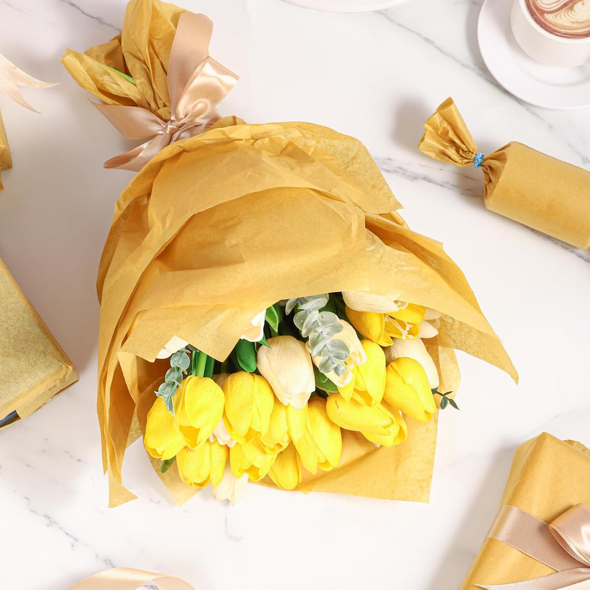 160 Sheets Gold Tissue Paper for Gift Bags 14 X 20 Inches