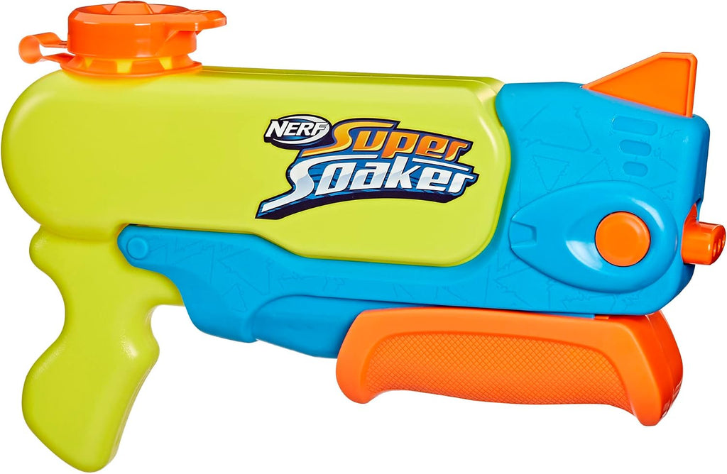 NERF Super Soaker Wave Spray Water Blaster, Wild Wave Soakage, Nozzle Moves to Create Wavy Stream, Outdoor Games and