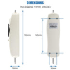 BAOSHISHAN 100lb Push Pull Force Gauge with Calibration Certificate