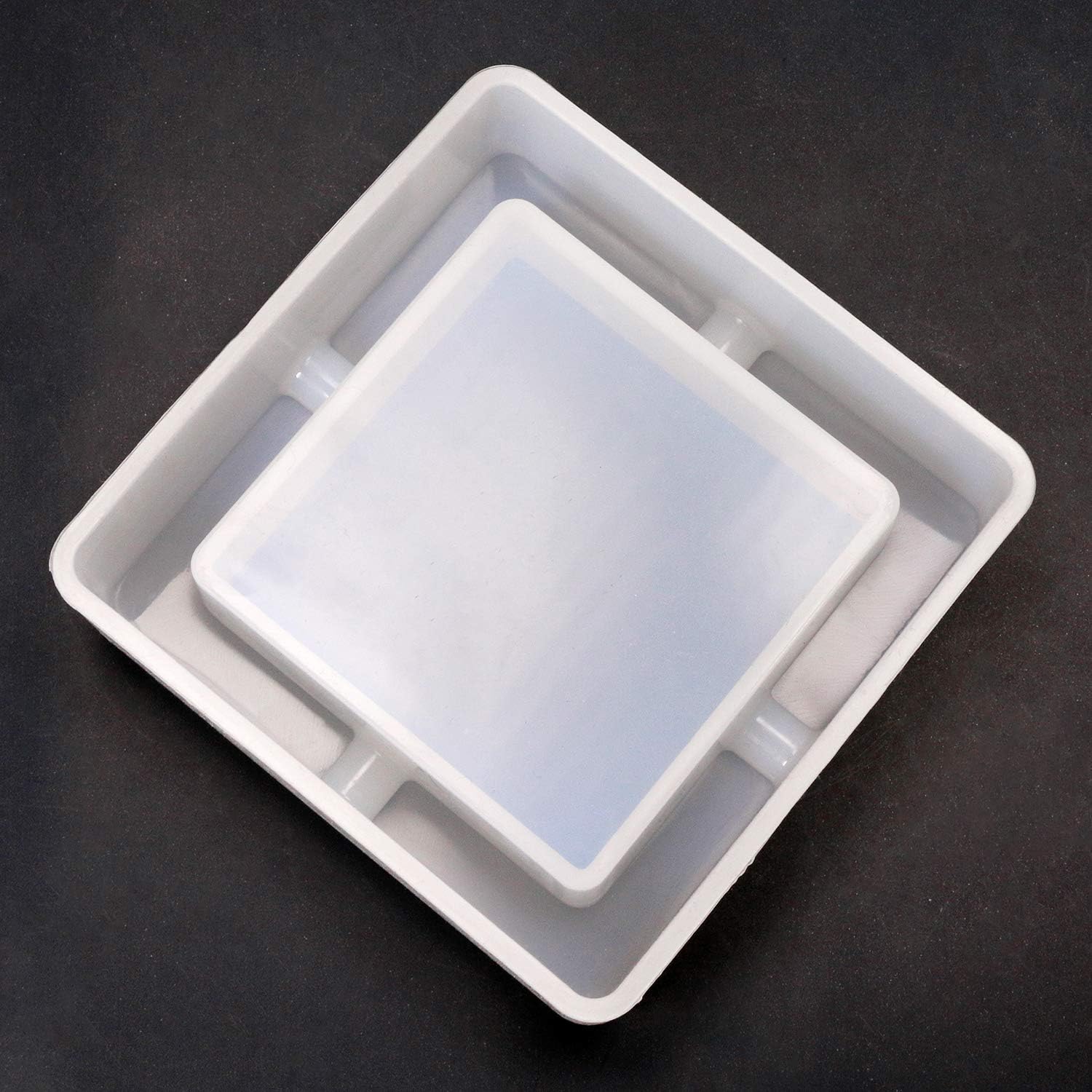 Ashtray Mould, Silicone Molds, Square Mold for Resin, Casting Mold Ashtray, Mold for Resin Casting DIY Art Craft