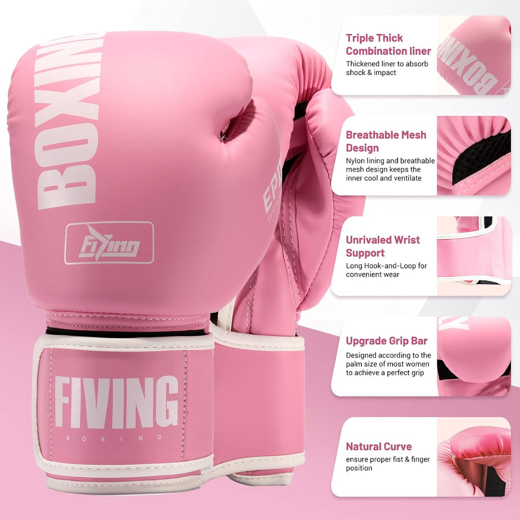 Boxing Gloves for Women,for Sparring,Training,MMA,Kickboxing,8-14oz | Women Training Gloves,Muay Thai, Sparring