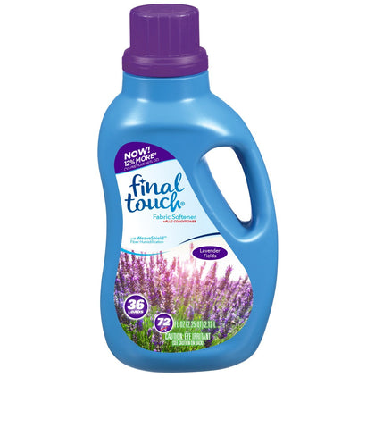 Lavender Liquid Fabric Softener with WeaveShield Fabric Care Technology by | Softens & Freshens Laundry | Works in