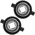 2 Pcs 1-1/8 Inch Square Bore Disc Harrow Flange Bearing