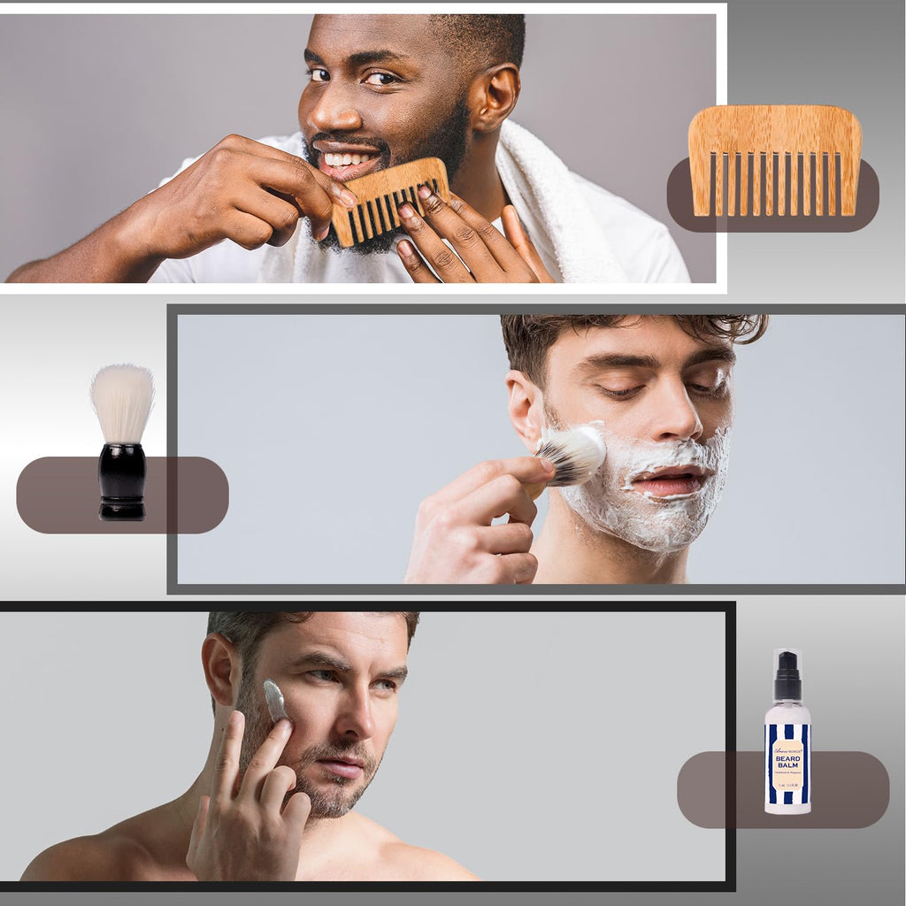 Fathers Gifts for Men Dad Bath and Body Gift Sets for Men with 10 Pcs Cedar & Bergamot Spa Gifts Set, Bath Gift Set