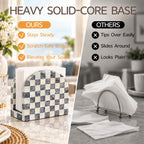 Couesy Capiz Shell Napkin Holder for Table, Kitchen Dining Room Table Decor