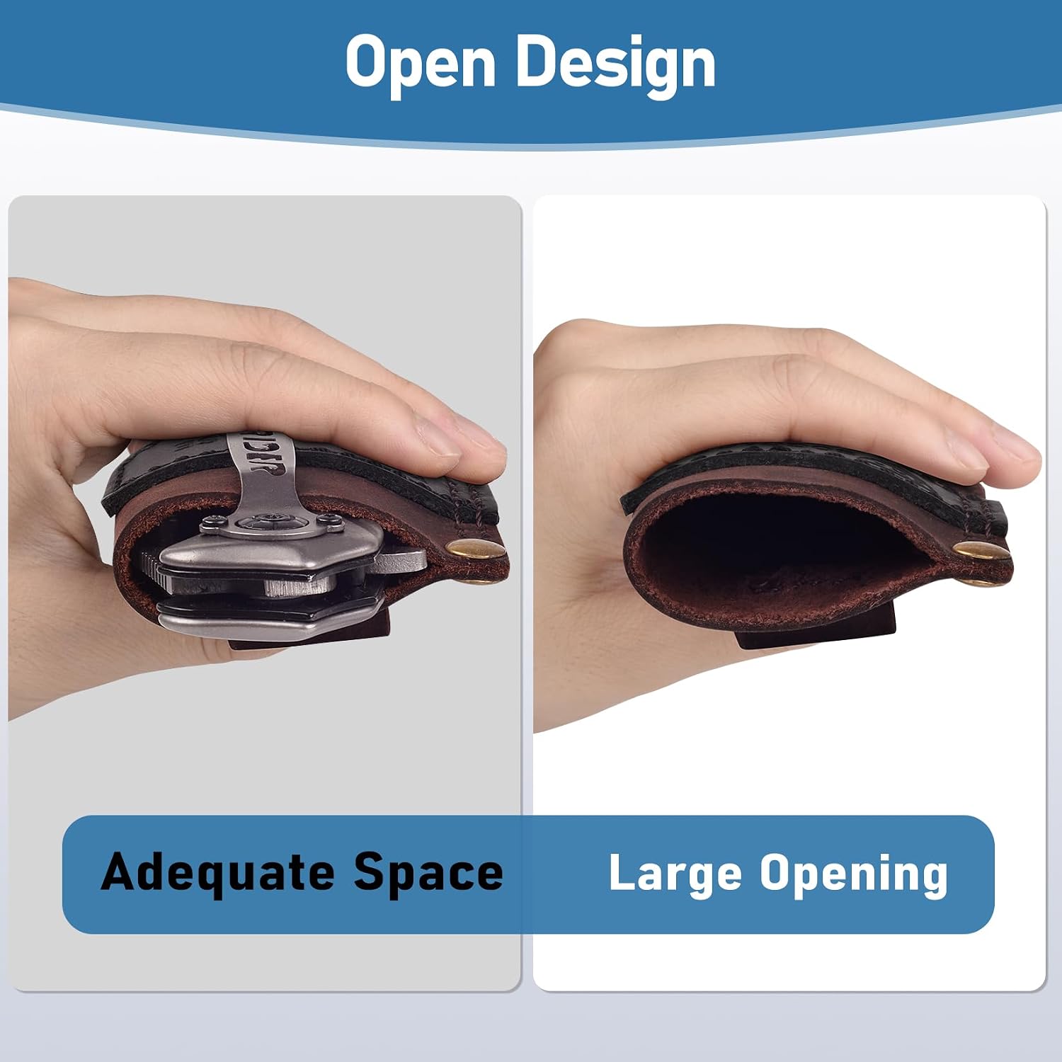 Leather Knife Sheath Belt Series - Durable, Well Made, Nice Leather, Easy and Quick Access to the Knife, Suitable for