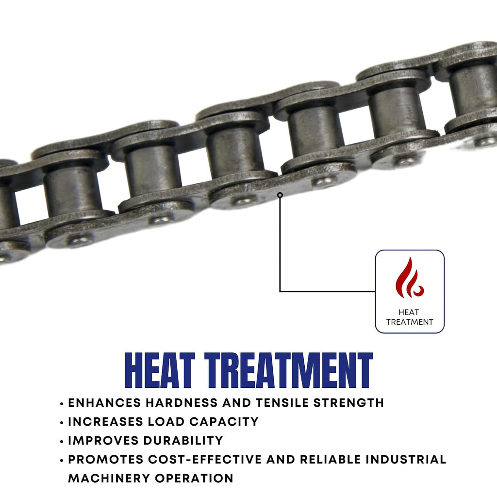 Jeremywell #40 Roller Chain 10FT with 3 Connecting Links and 2 Offset Links