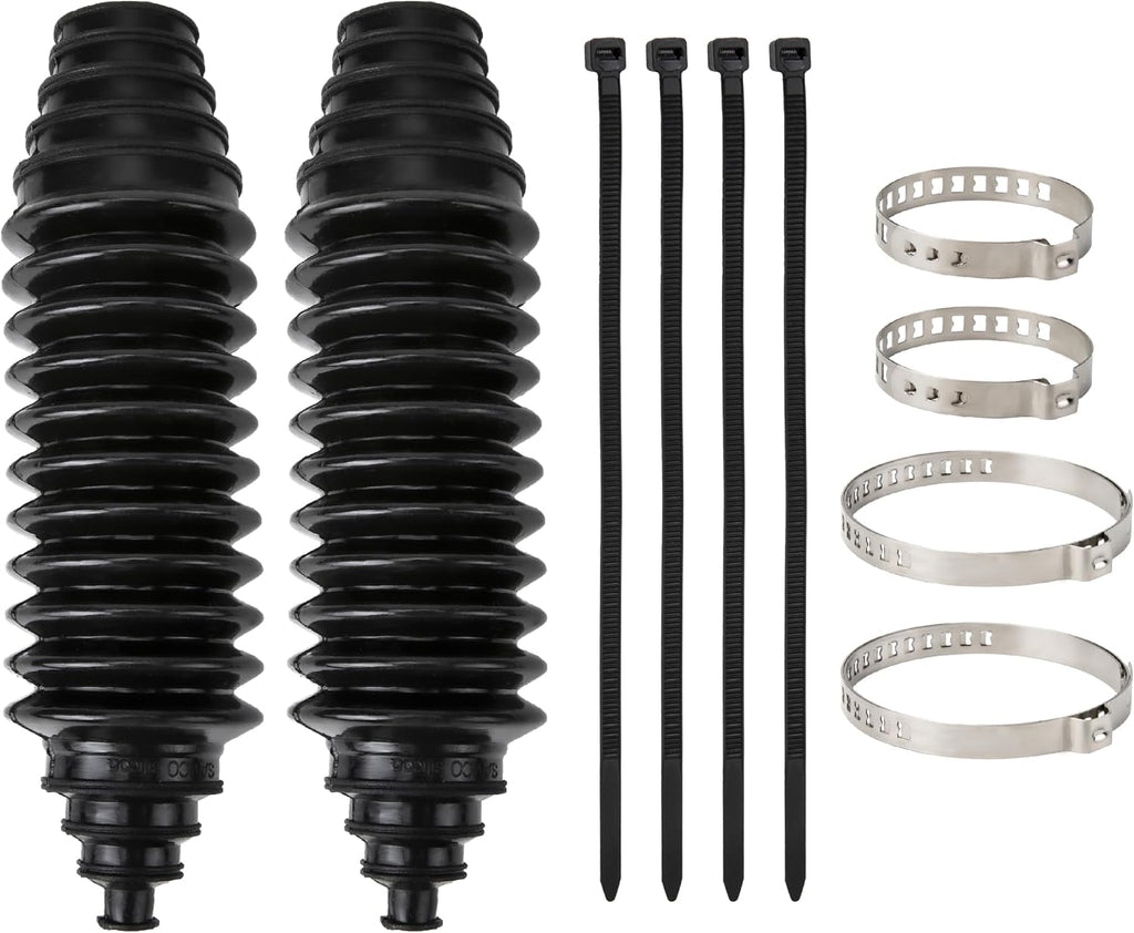 Steering Rack Boot Kit, Universal Steering Rack and Pinion Tie Rod Boots