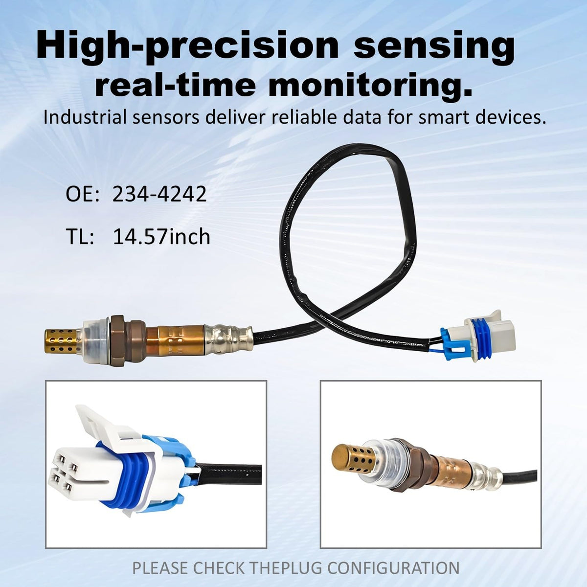 Oxygen Sensor Set (2-Pack) - Compatible with Select 2010-2014 Chevrolet Equinox/GMC Terrain 2.4L - Upstream and Downstream
