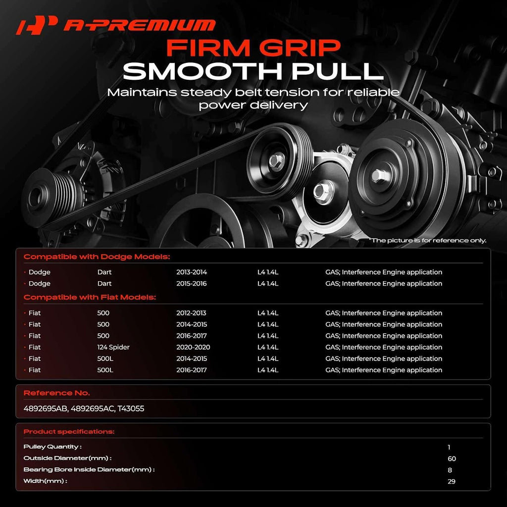A-Premium Timing Belt Idler Pulley