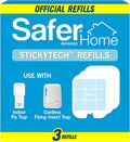 Home Flying Insect Trap Official Refills | 3 Glue Card Refills for Plug-In Fruit Fly, Moth & Gnat Trap, Fruit Fly
