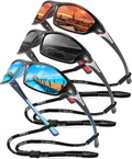 Sports Polarized Sunglasses For Men UV400 Protection | Cycling Driving Fishing