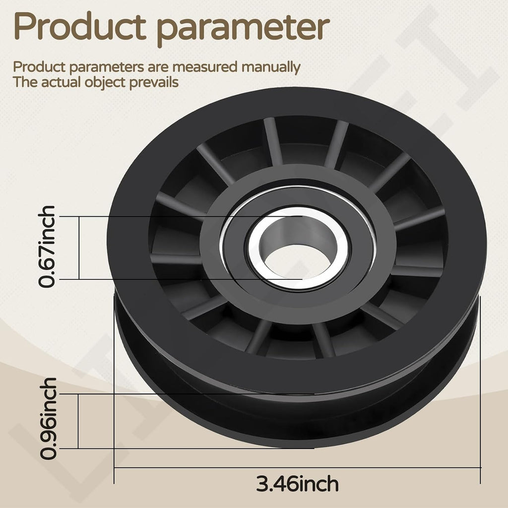 756-05032 Flat Idler Pulley Compatible with CUB Cadet MTD GT XT1 XT2 ZT1 ZT2 Ultima 42 46 50 Lawn Mower
