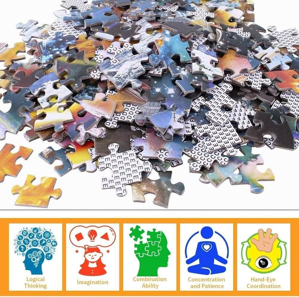 1000 Piece Puzzle for Adults Curious Sphynx Cats from Above A Challenging and Quirky, Dreamy Jigsaw Game for Cat