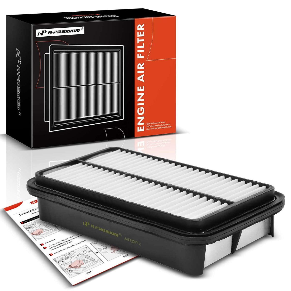 A-Premium Engine Air Filter Compatible with Saturn
