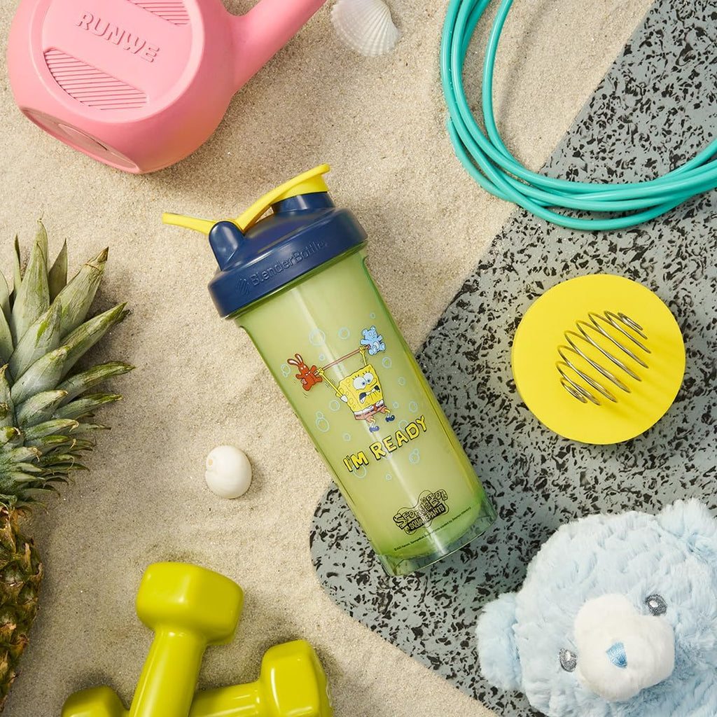 SpongeBob ProSeries Tritan Shaker Bottle 28 oz Blue