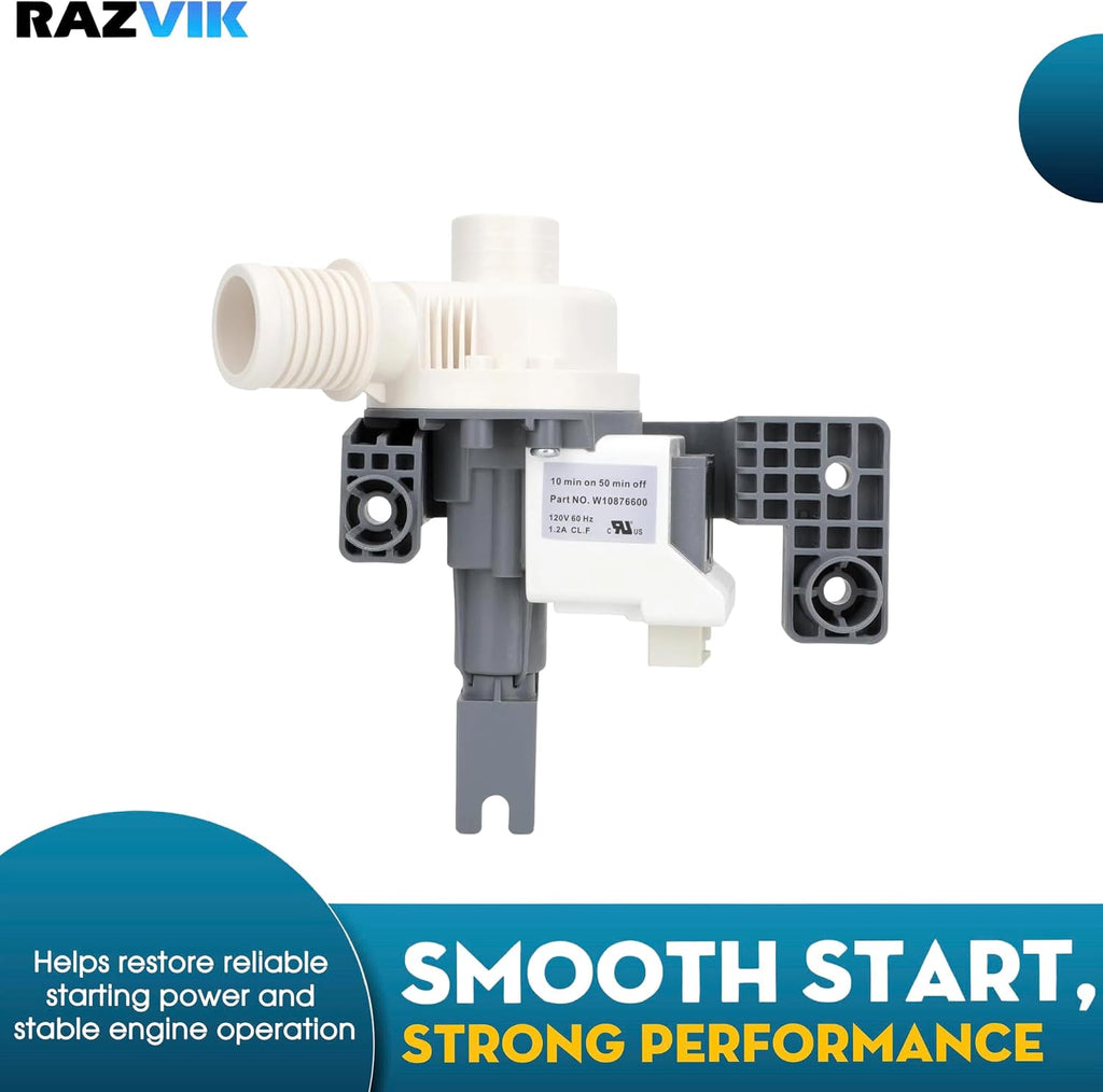 MVWB765FC1 Washer Drain Pump Replaces MVWB765FC2 For Whirlpool, Maytag, Kenmore
