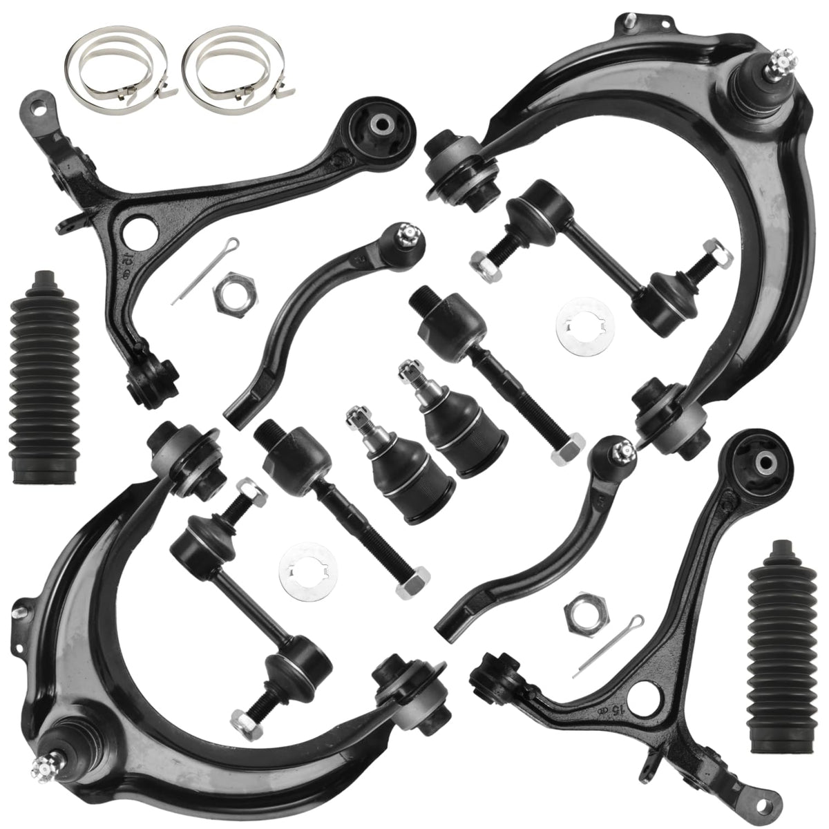 KAYULONE Front Upper & Lower Control Arm for Acura TSX 2004-2008