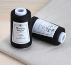 4 x 3000 Yards Black Serger Thread Cones