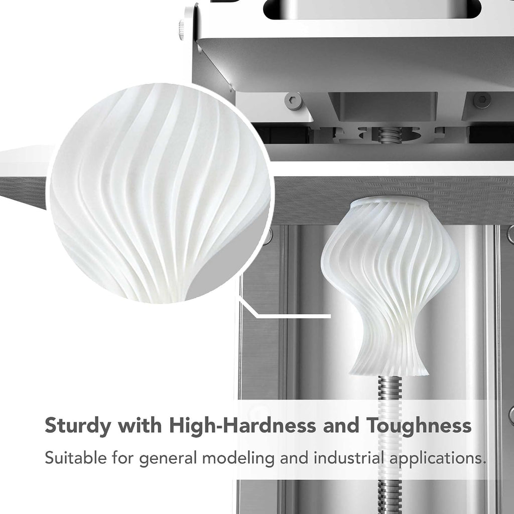 ABS-Like 3D Printer Resin [Creamy White], 405nm DLP LCD UV-Curing Photopolymer Resin for General Modeling
