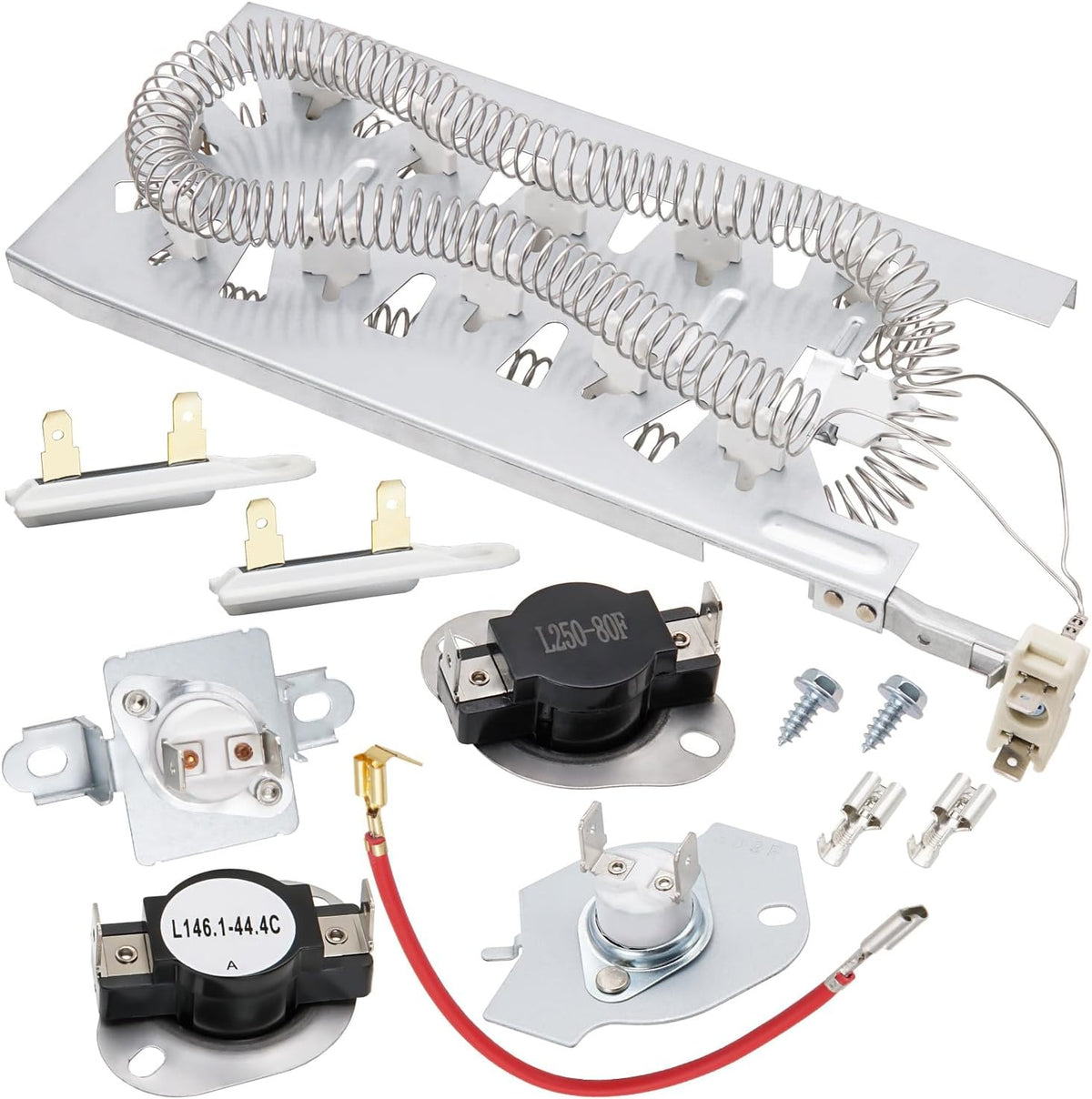 MED7230HW1 MED7230HW2 MED7230HW0 Dryer Heating Element Kit for Whirlpool
