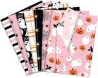 105 Sheets Halloween Tissue Papers 7 Designs Pink Orange Black Wrapping Paper Ghost Pumpkin Spider Web Decorative Art