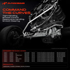 A-Premium Power Steering Pressure & Return Hose Compatible with Subaru