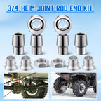 8 Pcs 3/4 Heim Joints Rod End Kit Right and Left Thread 0.75 Chromoly