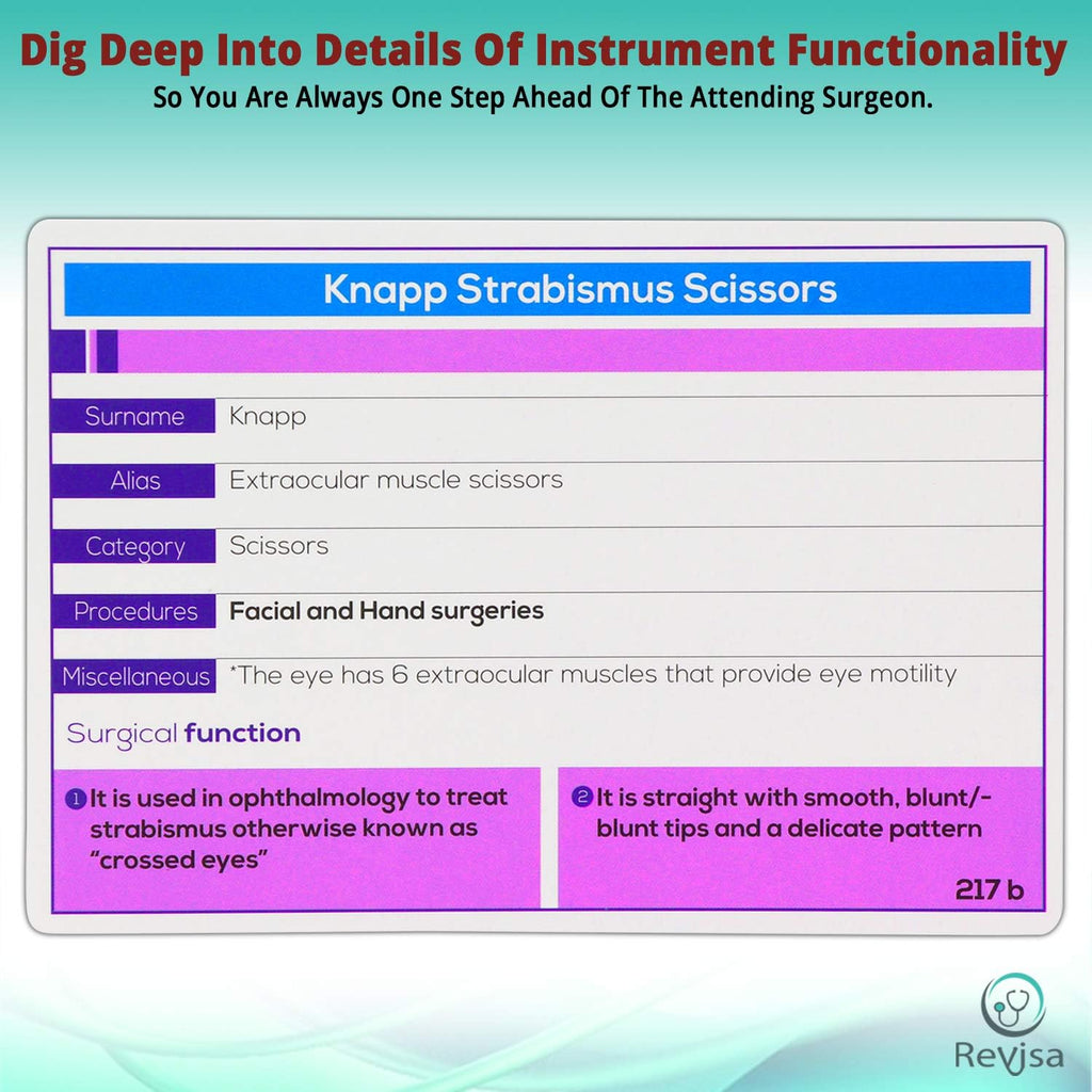 Surgical Instrumentation Flash Cards for Technologists Exam, Medical Students, Operating Room Nurses - Illustrated