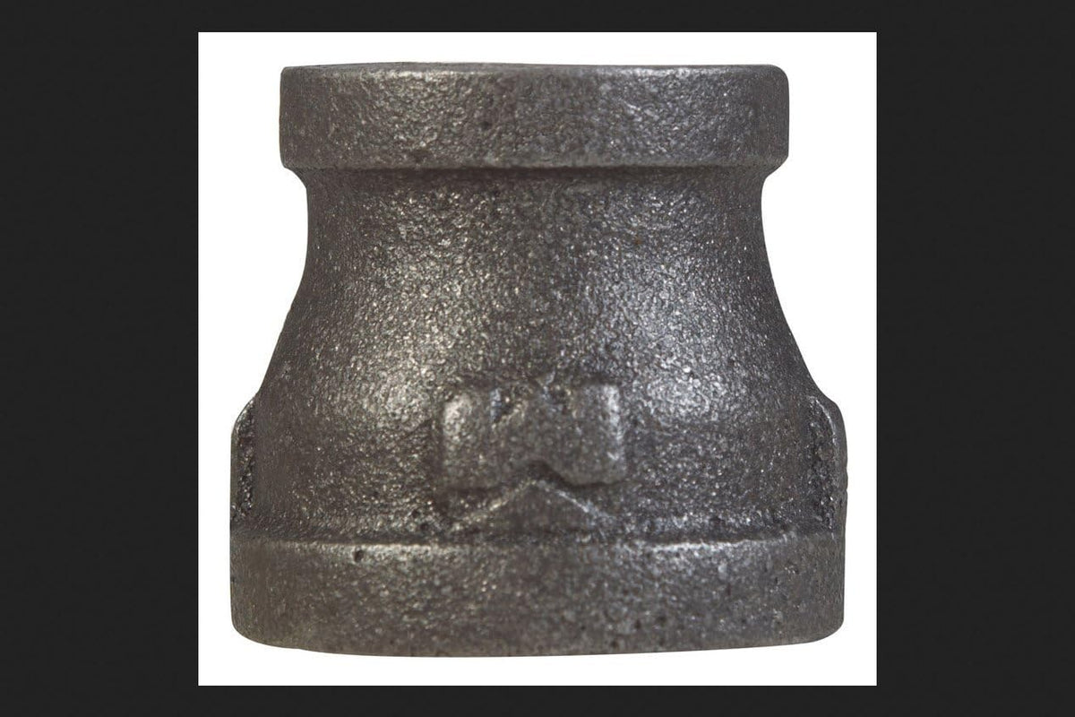 Mueller 4 in. FPT x 2 in. Dia. FPT Black Malleable Iron Reducing Coupling