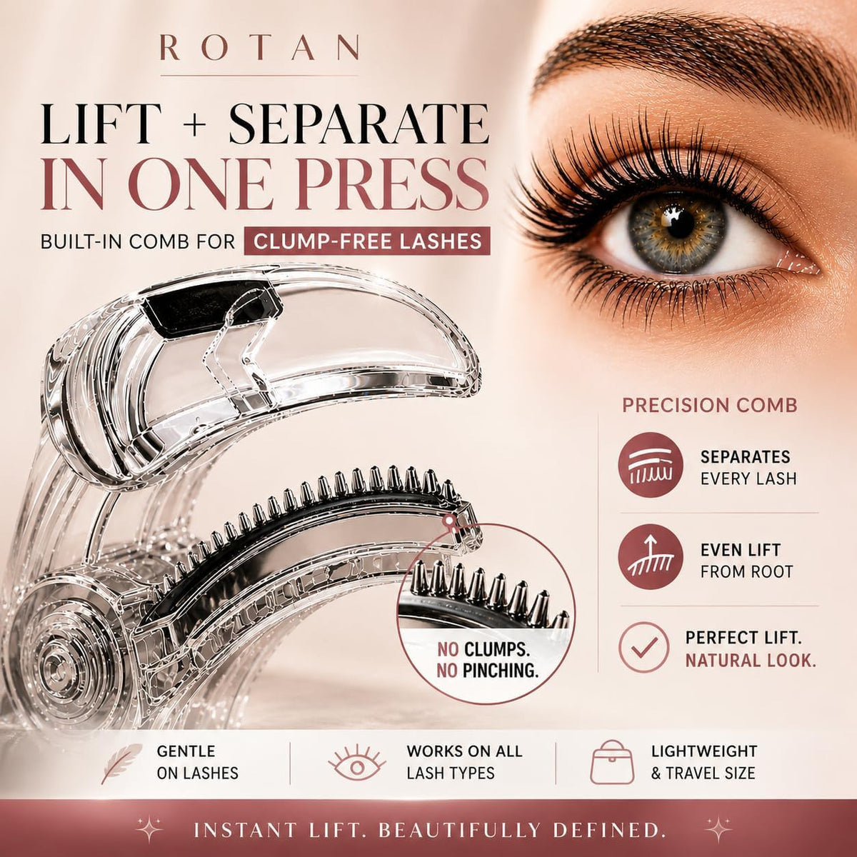 ROTAN Eyelash Curler PRO