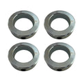 Shaft Collars 2" Bore Solid Steel Style Zinc Plated Set Screw 4 Pieces