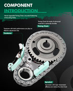 SCITOO TK328 Timing Chain Kit for Chevy LLV S10 OHV 4Cyl 2.2L 1994-2003