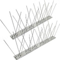 Stainless Steel Bird Spikes for Outside, Anti Bird Deterrent Spikes for Woodpeckers, Squirrels, Raccoons