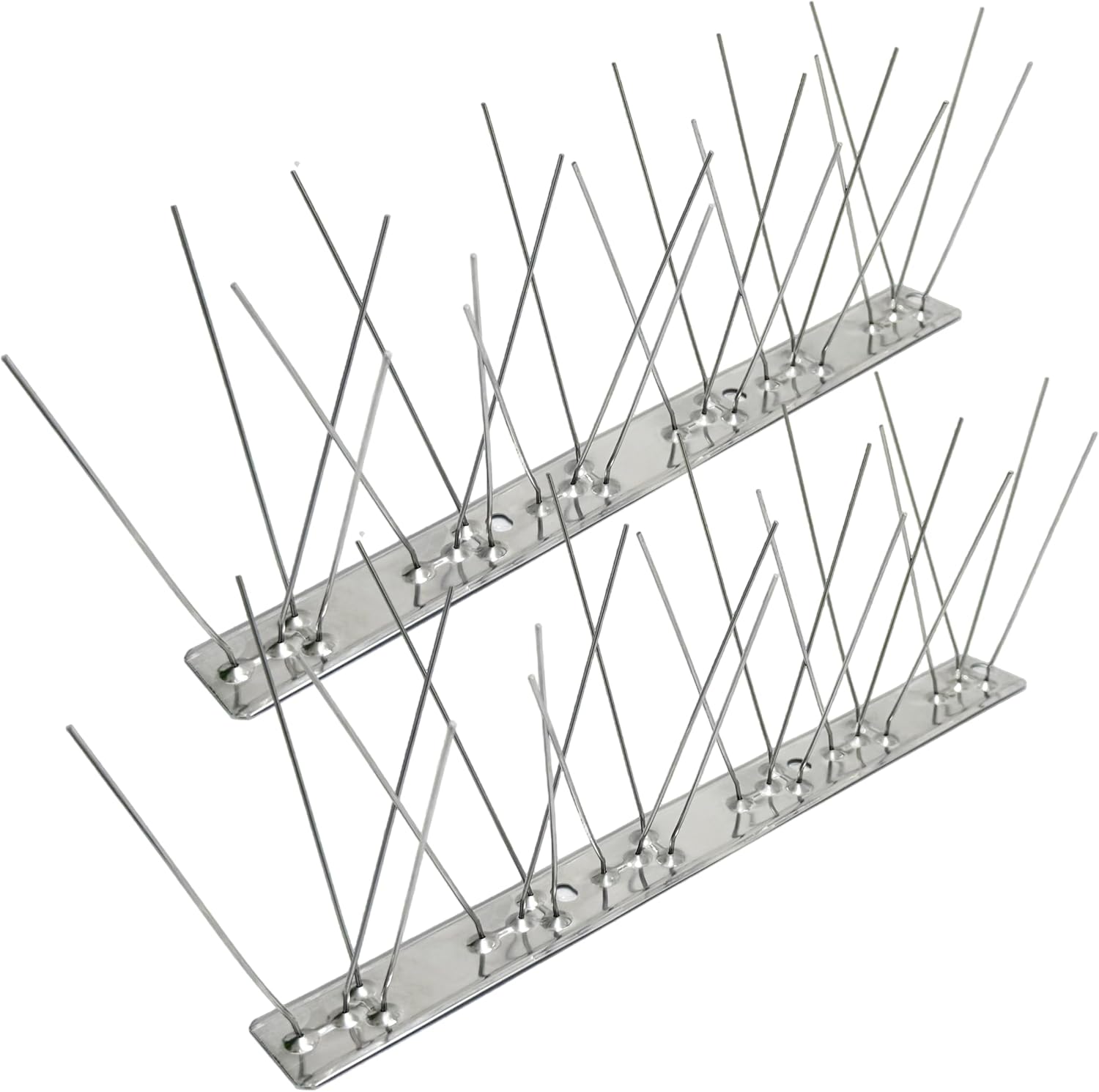Stainless Steel Bird Spikes for Outside, Anti Bird Deterrent Spikes for Woodpeckers, Squirrels, Raccoons