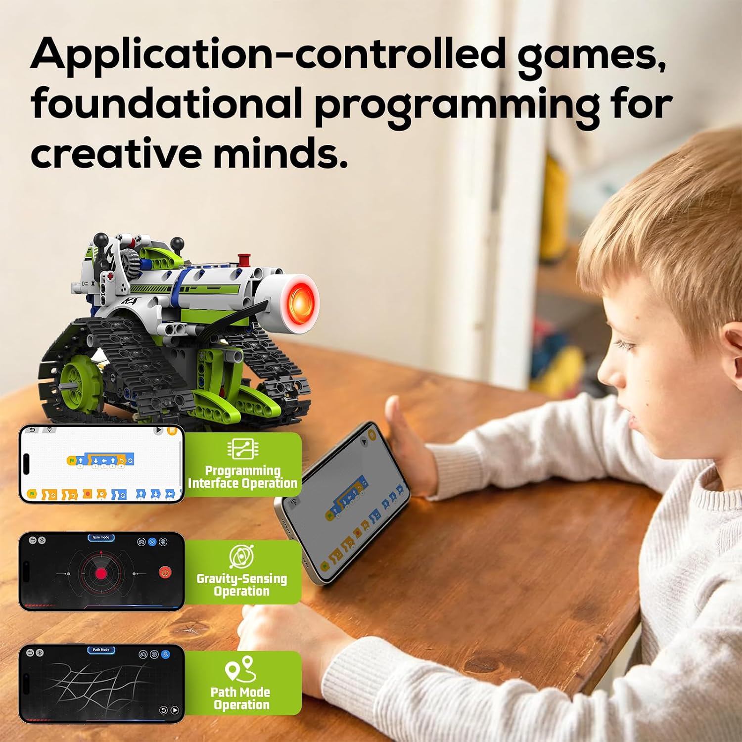 Robot Building Kit with APP/Remote Control STEM Gifts for Boys Age 6-16,Technic Coding Robotic Toys for Kids
