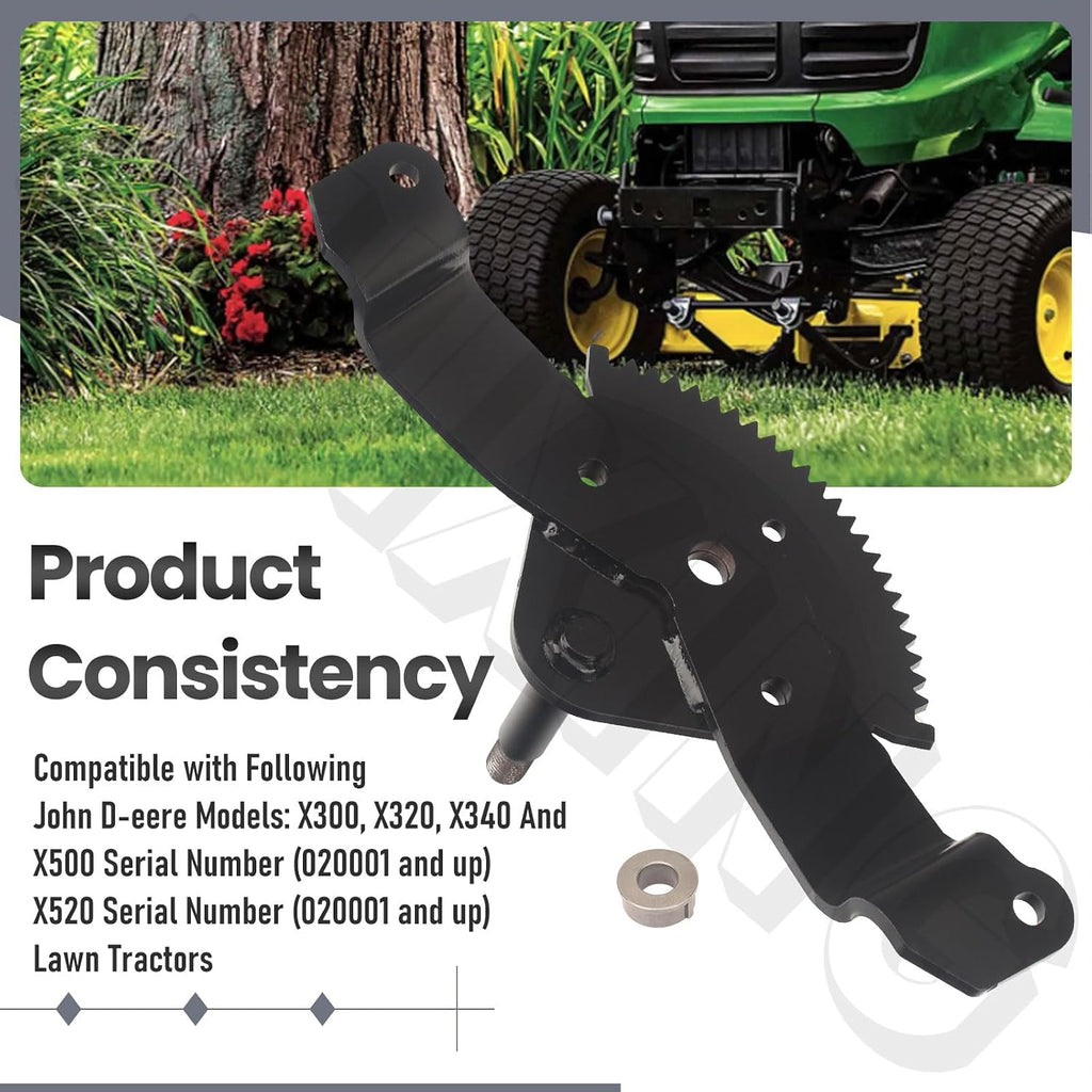 AM136297 Steering Sector Gear Compatible with Jo-hn Deere M151206 X500 X520 X300 X320 X340 Lawn Tractor