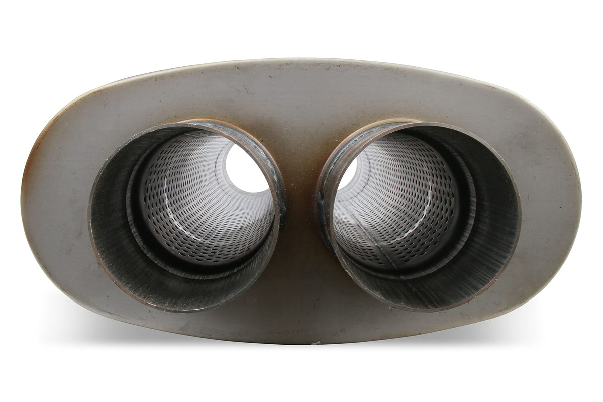 Flowmonster 12599-FM 409Ss Oval Case Absorption Muffler
