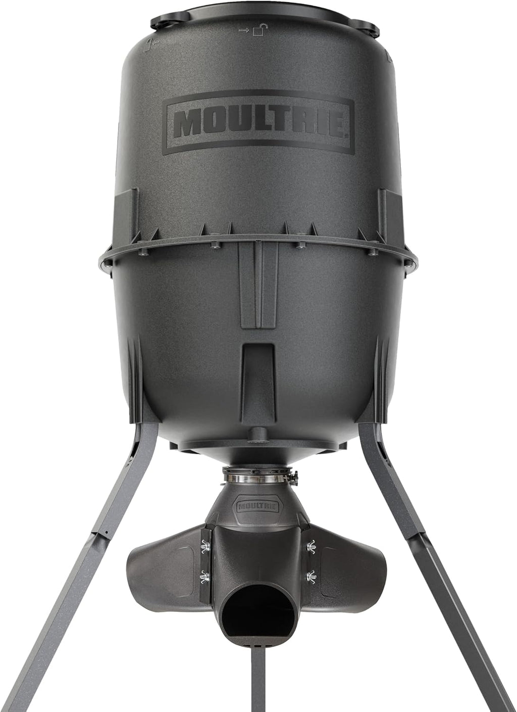 Gravity Deer Feeder - Tripod Game Feeder - Easy Conversion Adapter - Protein Pellet Ready - Rugged No-Power Setup for