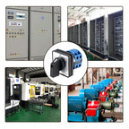 Changeover Switch LW28-20 3 Positions 8 Terminals Universal Rotary Cam Selector Latching Switches 550V 20A
